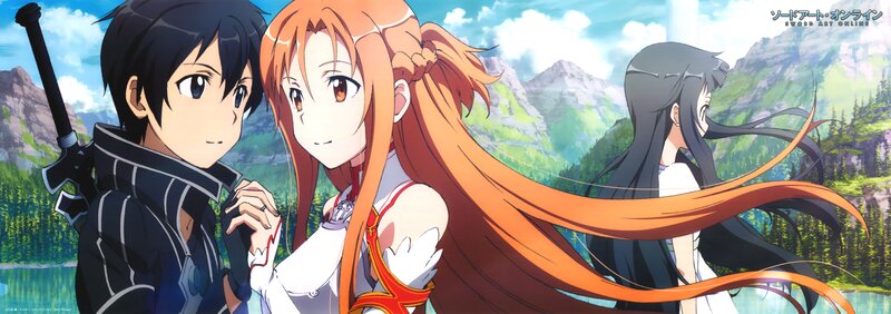 Sword Art Online characters in nature