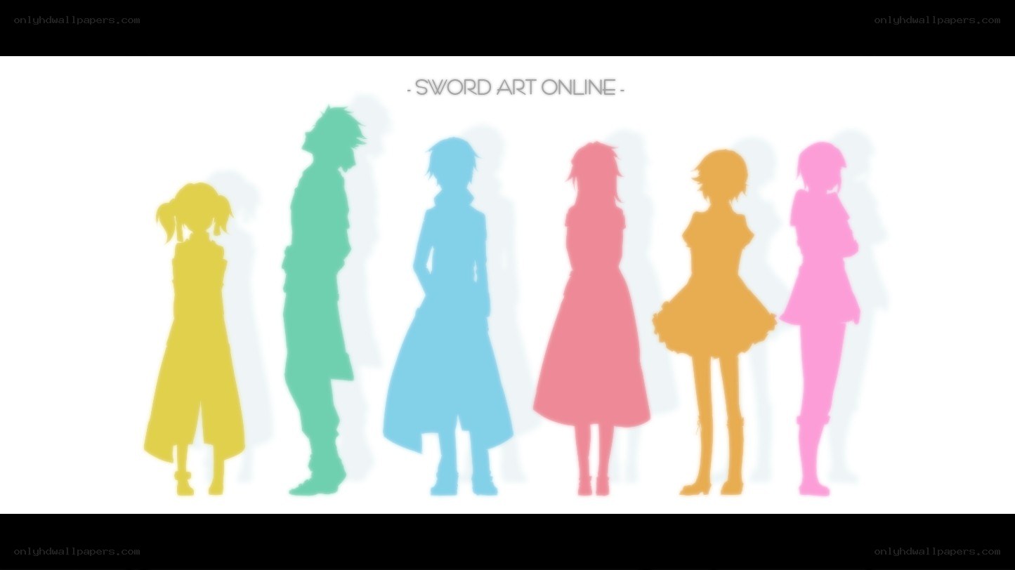 Sword Art Online silhouettes