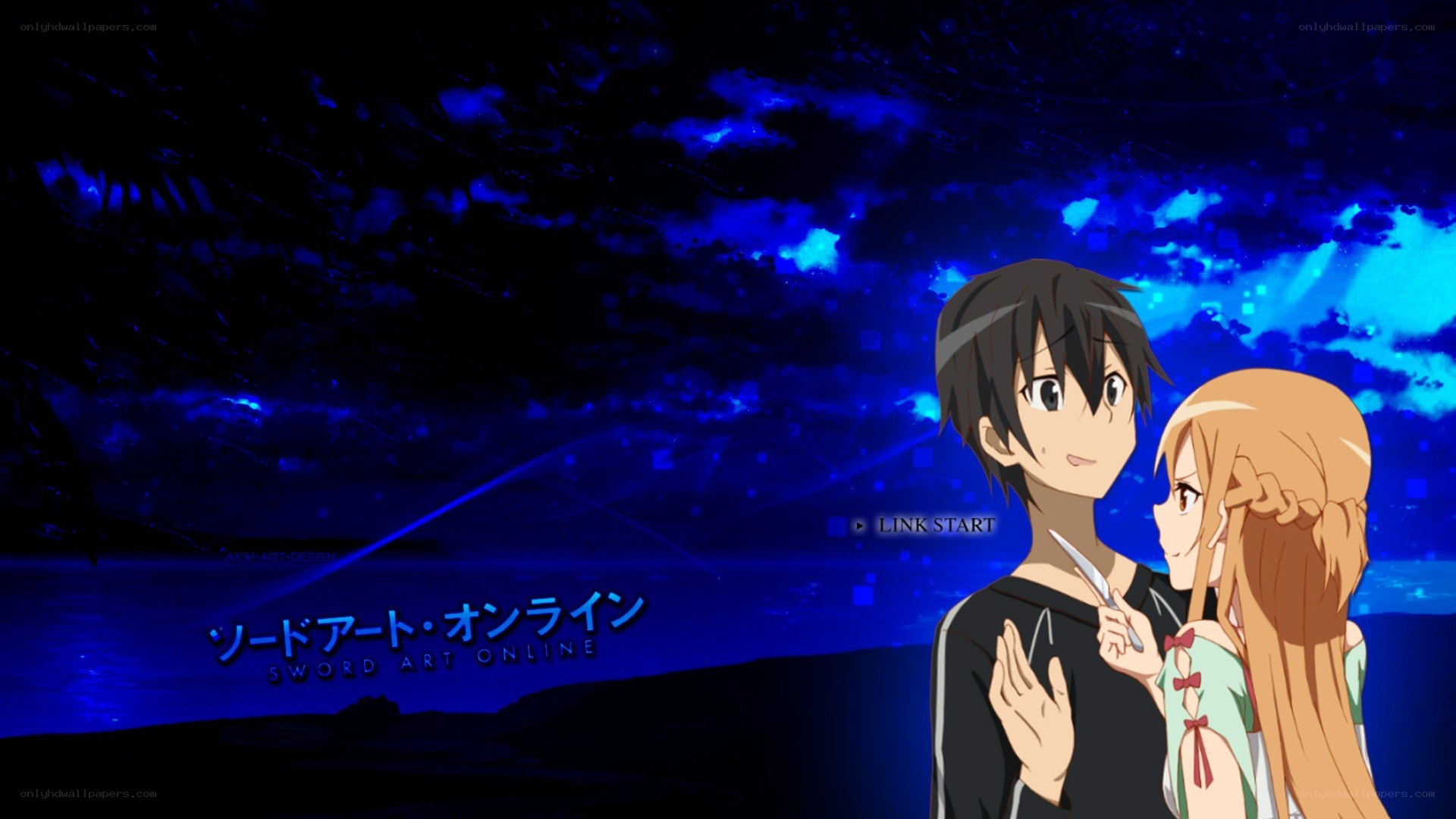 Sword Art Online title screen