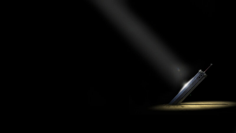Sword in a beam of light