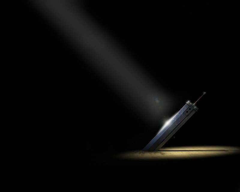 Sword in a beam of light