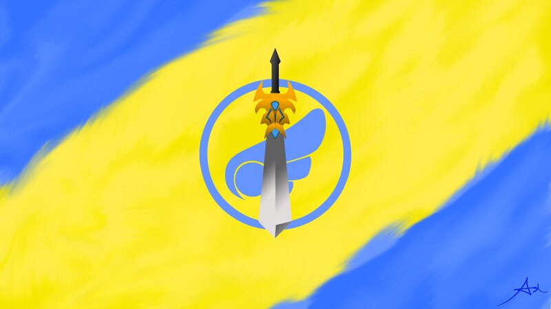 Sword in a Circle — Yellow