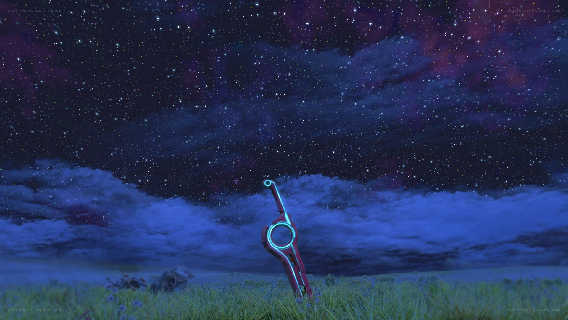 sword in a starry field
