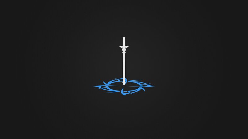 Sword in Blue Circle