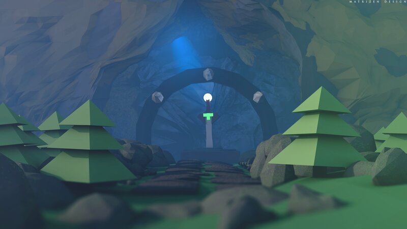 Sword in Cave Entrance