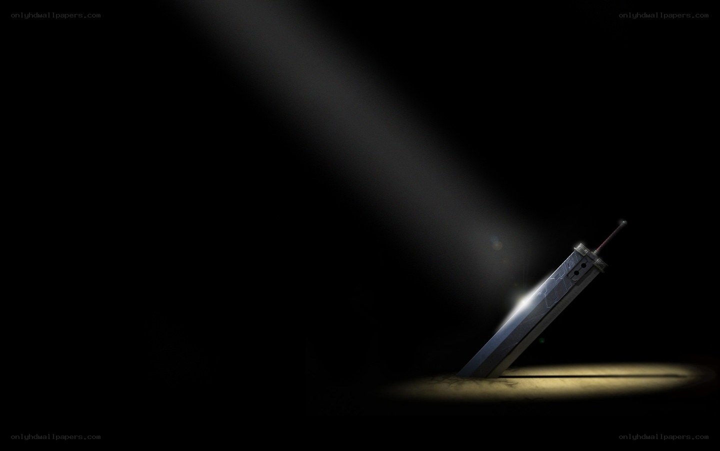 Sword in spotlight