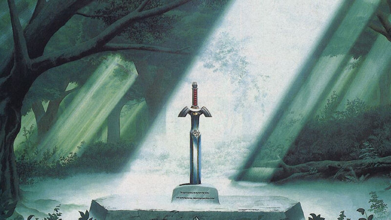 sword in stone forest