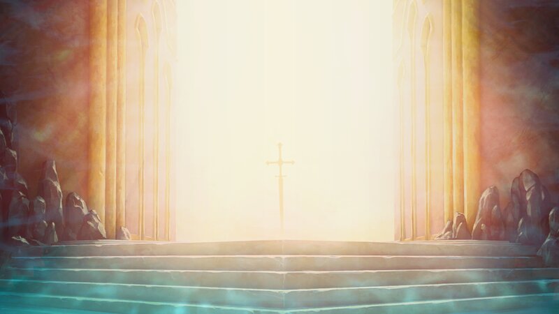 Sword in Stone — Gold, Dramatic