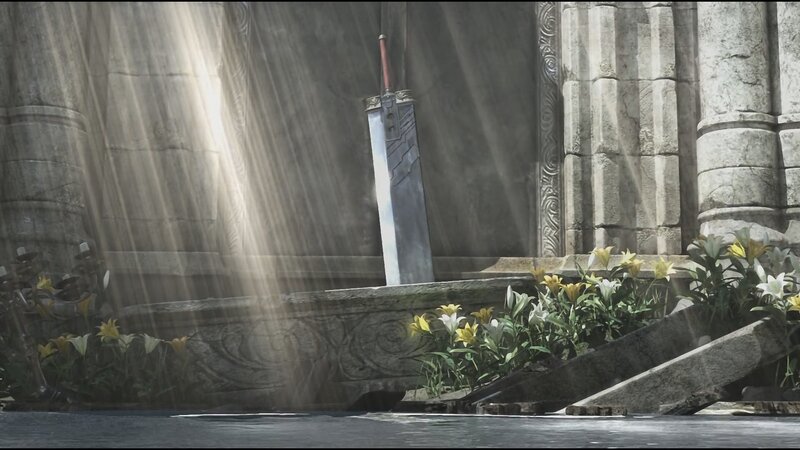 Sword in Stone — Gray, Dramatic, 3d Render, Stone Sword