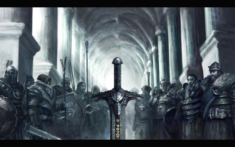 Sword in Stone — Gray