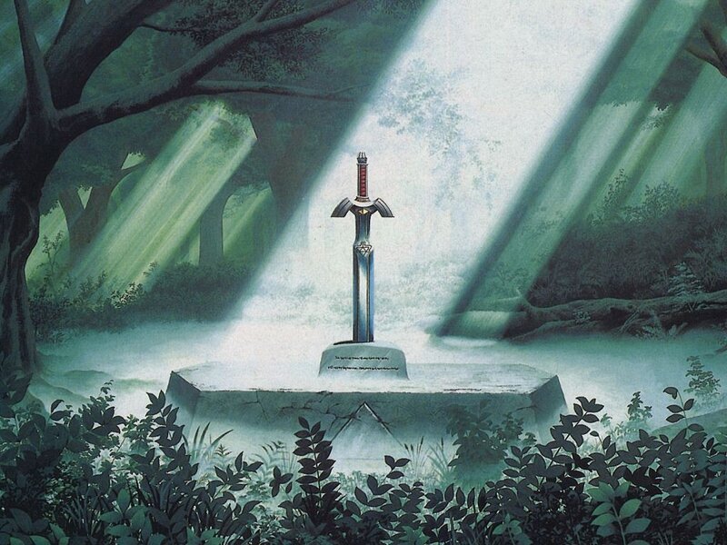 Sword in Stone — Green, Serene, Morning