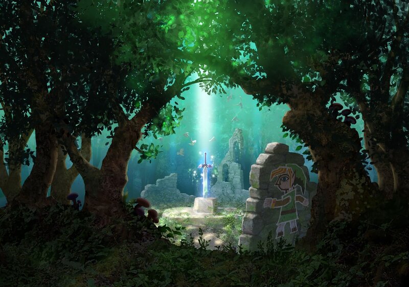 Sword in Stone — Green, Serene