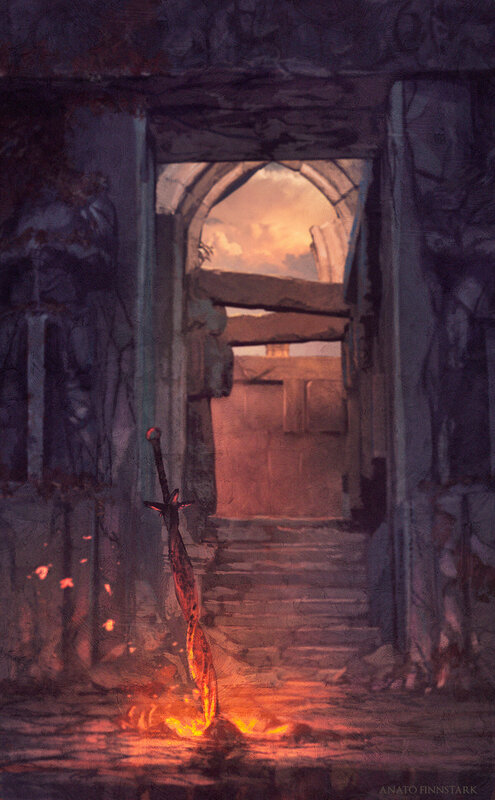 Sword in Stone — Orange