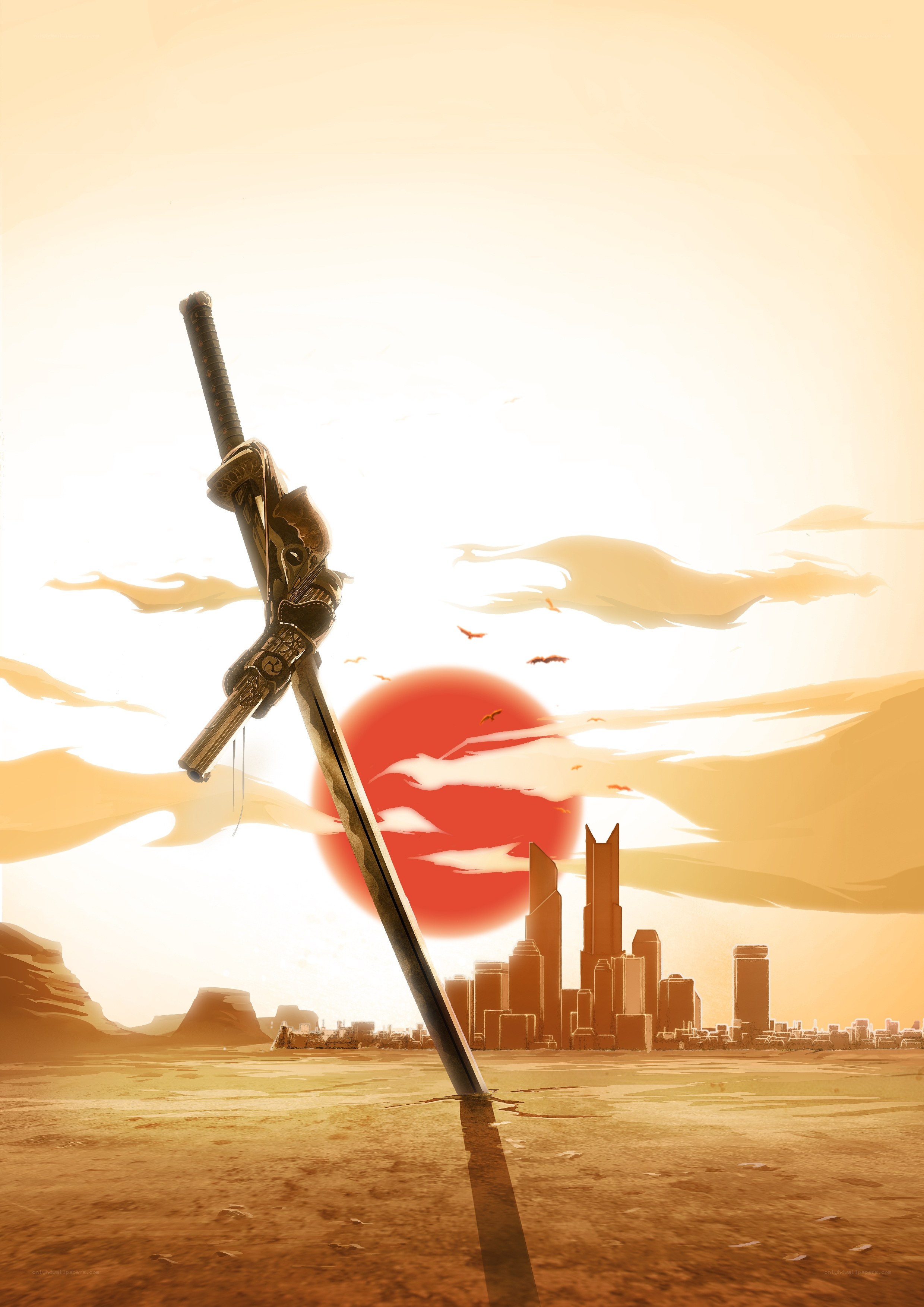 Sword in the desert