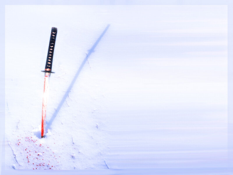 sword in the snow