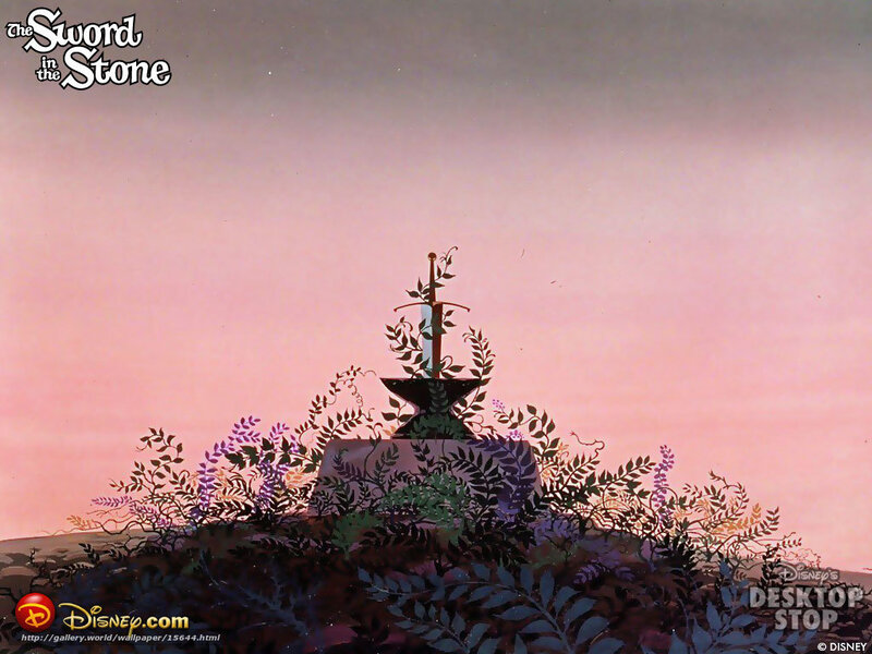 Sword in the Stone scene