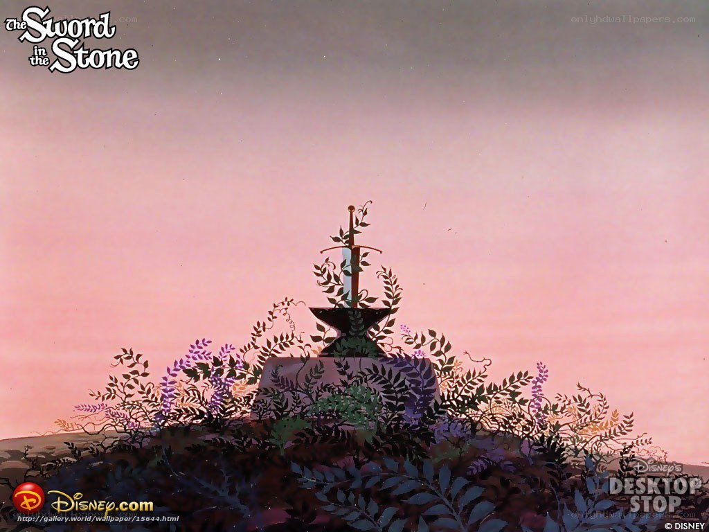 Sword in the Stone scene