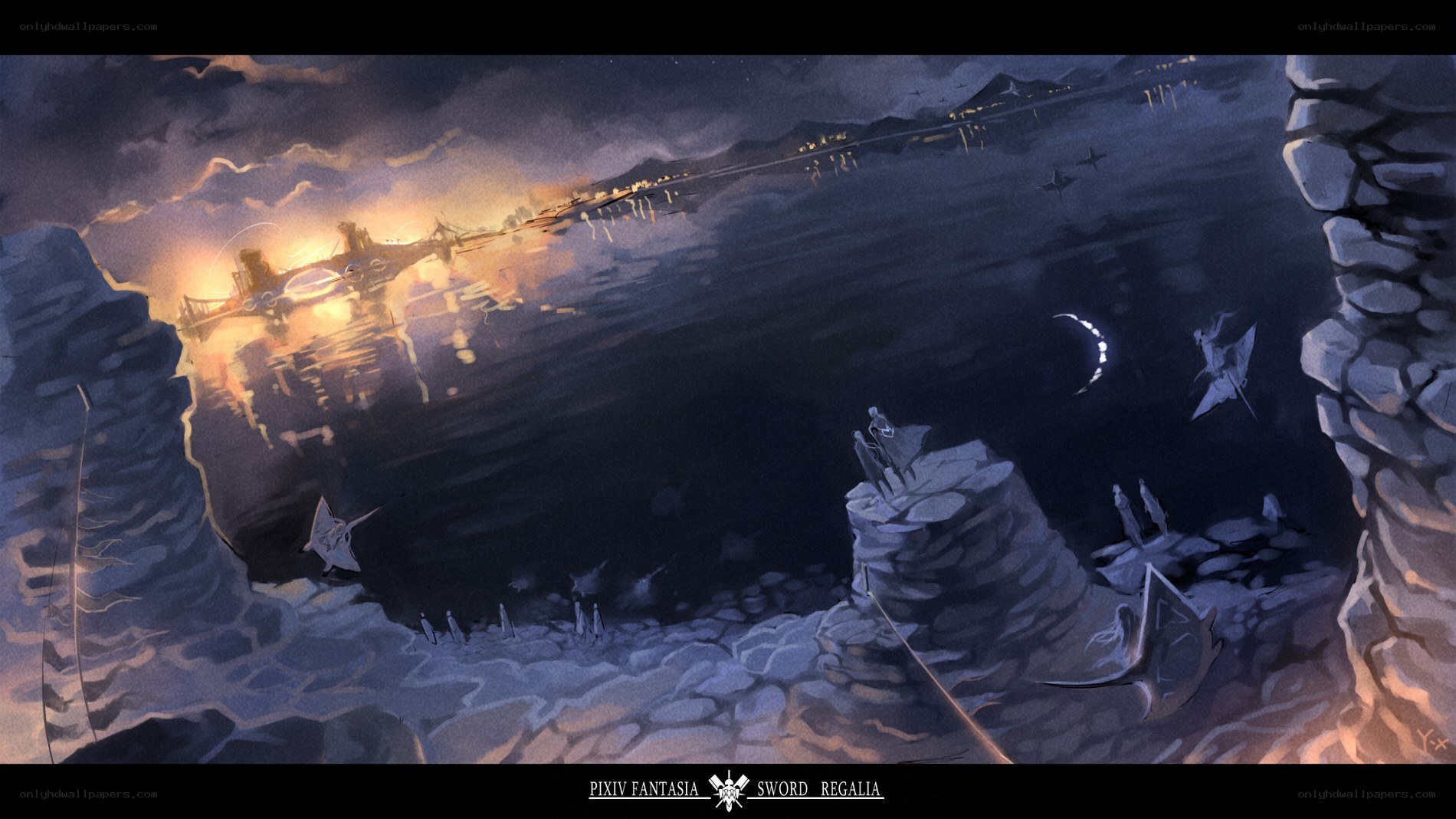 Sword Regalia fantasy scene