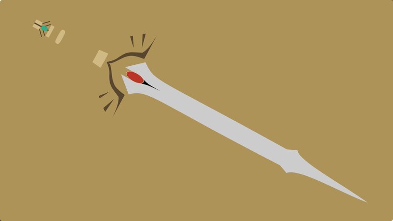Sword Striking Object