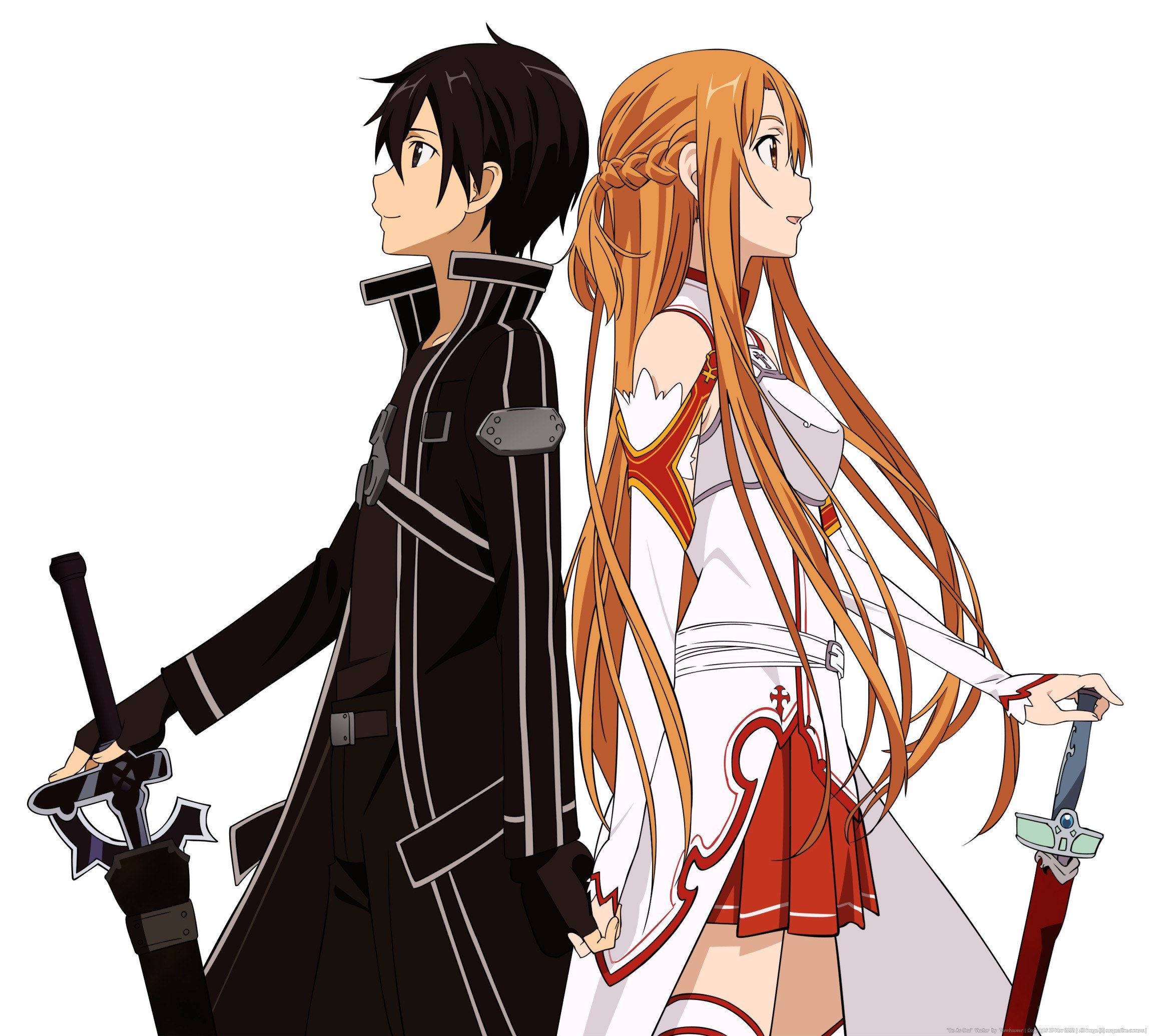 sword-wielding anime duo