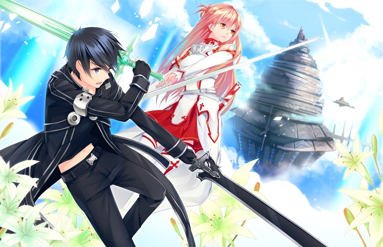 sword-wielding anime duo