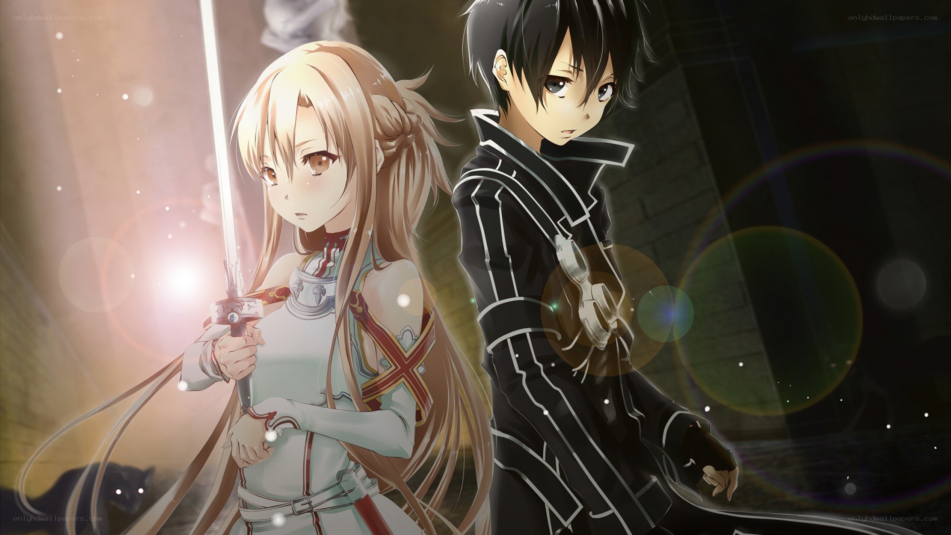 sword-wielding anime duo