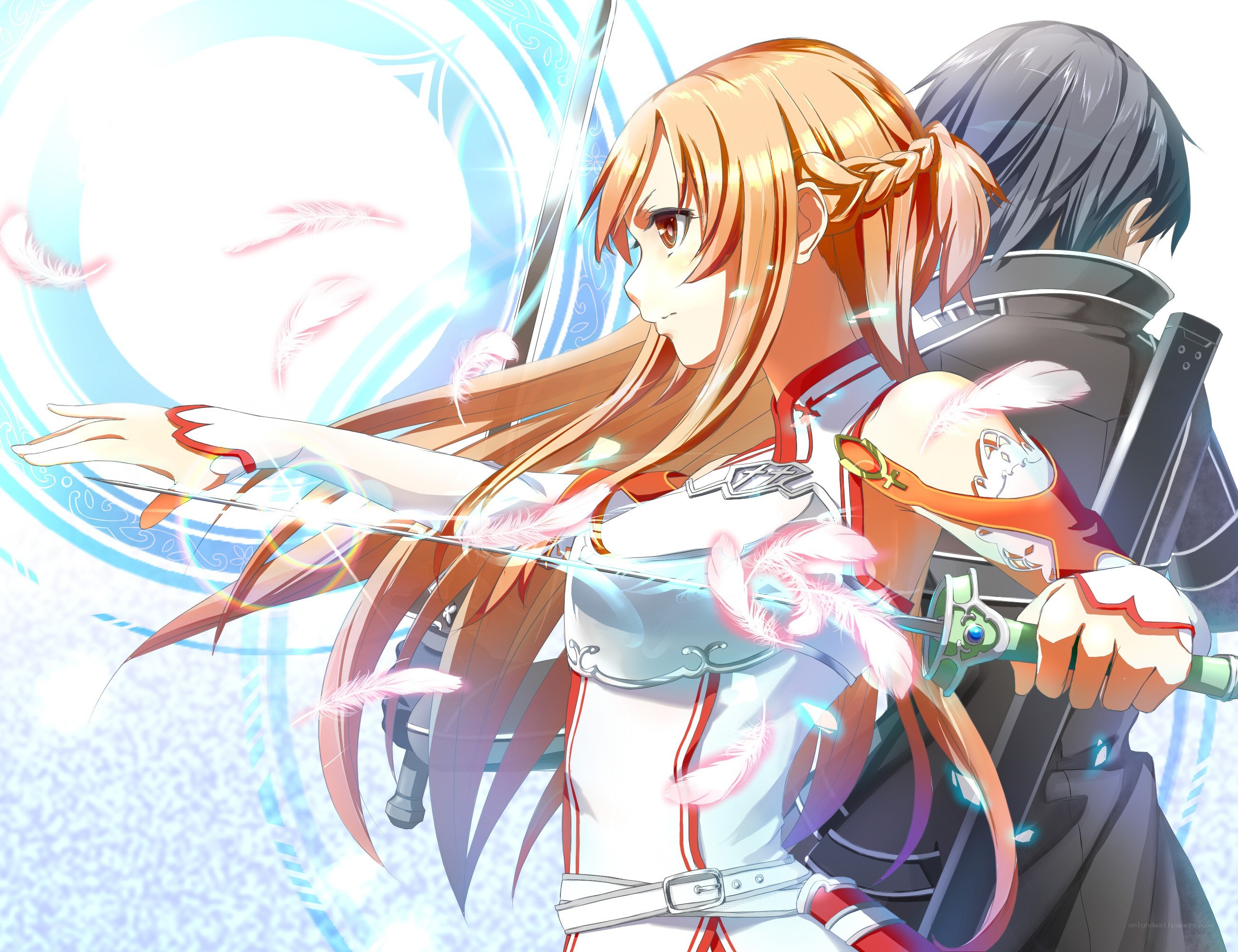 sword-wielding anime duo