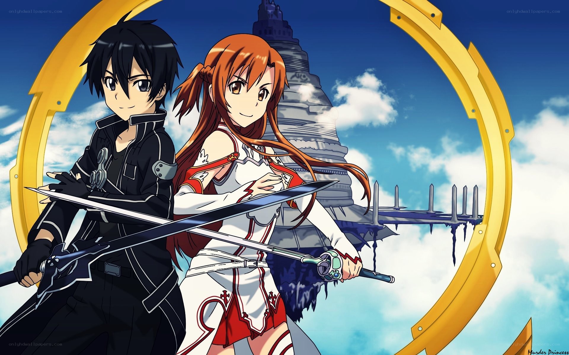 sword-wielding anime duo