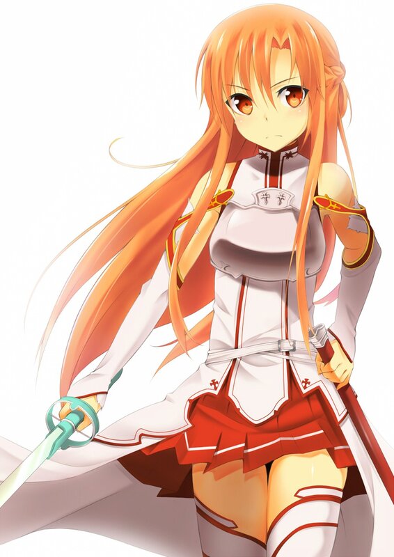 sword-wielding anime girl