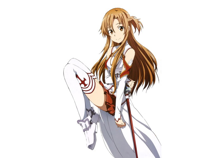 sword-wielding anime girl