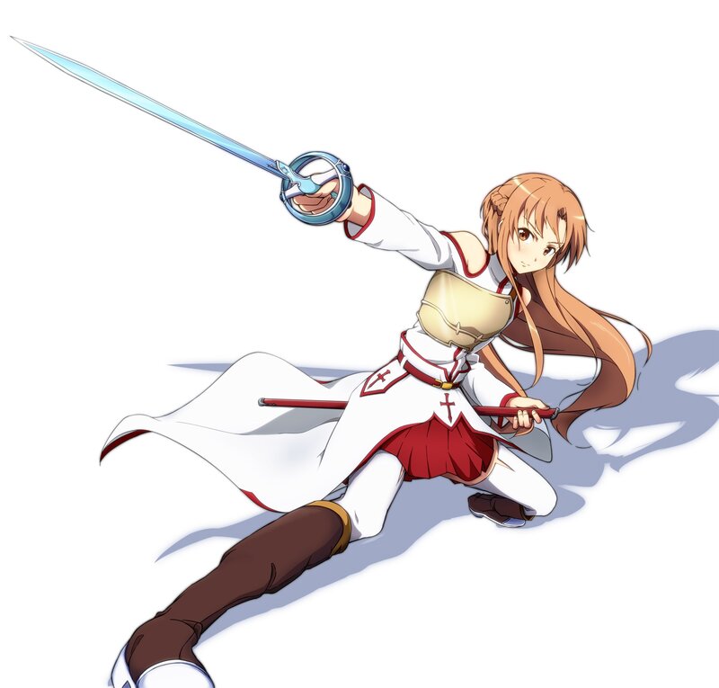 sword-wielding anime girl