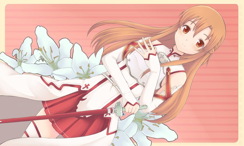 sword-wielding anime girl
