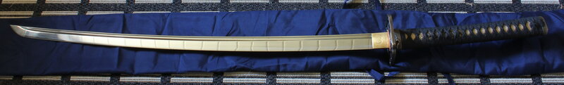 Sword with Black Handle