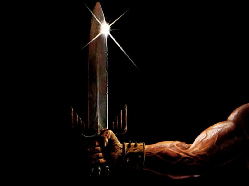 sword with glowing blade
