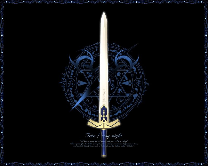 Sword with Magical Symbols