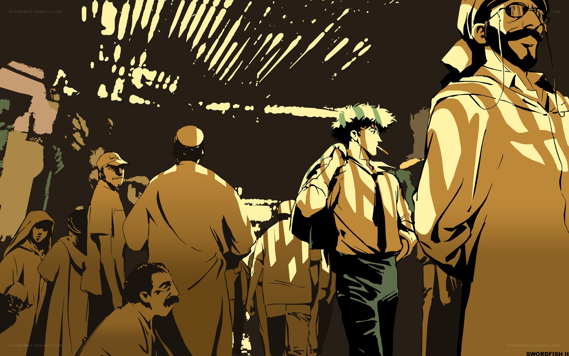 Swordfish II crowd scene