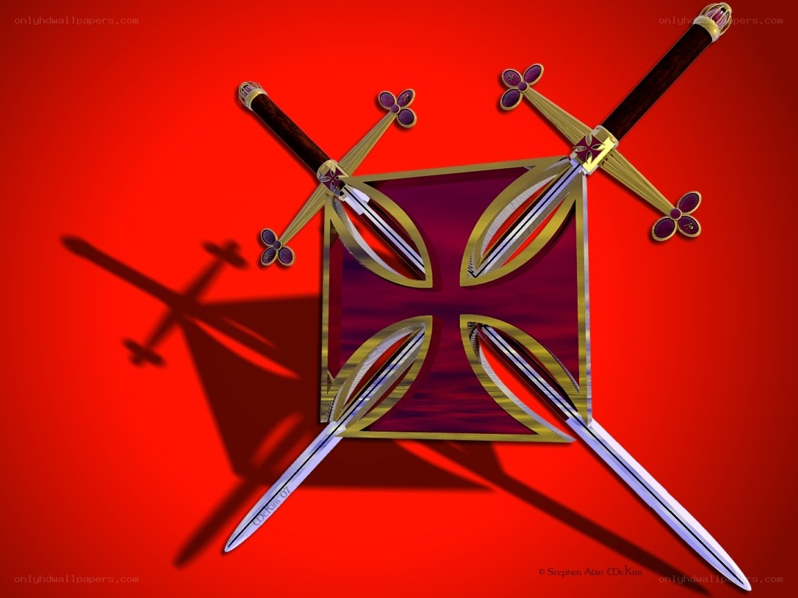 Swords and Cross Symbol