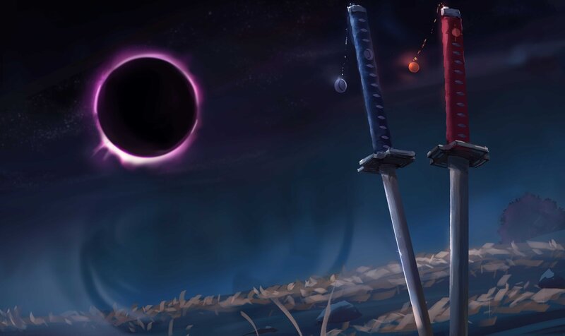 Swords in the Ground — Blue