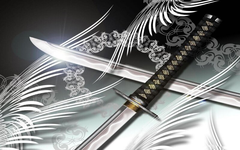 Swords with Decorative Patterns — Black