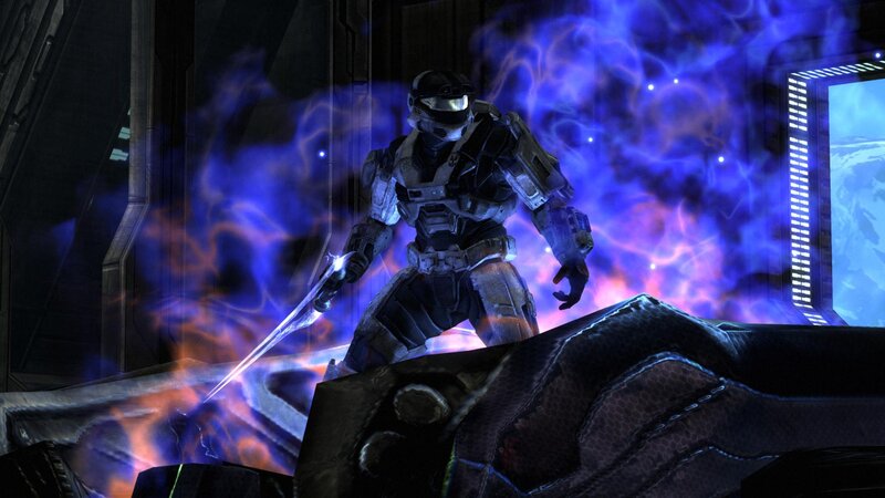 Swordsman in Powered Armor