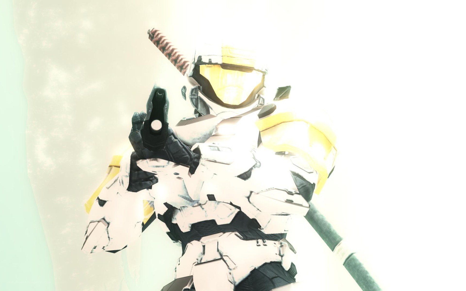 swordsman in white armor