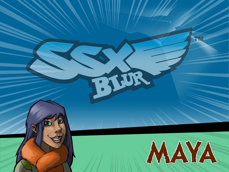 SxS Blur character Maya