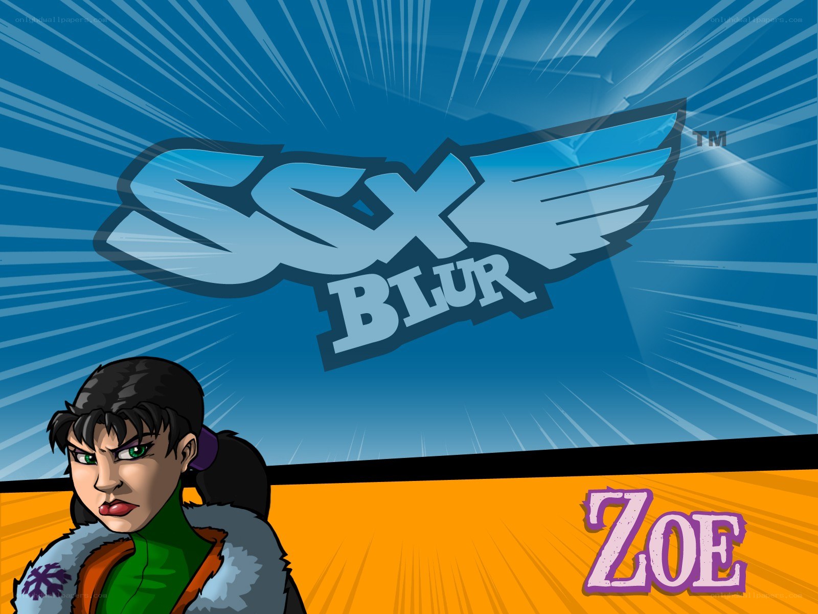 SxS Blur character Zoe