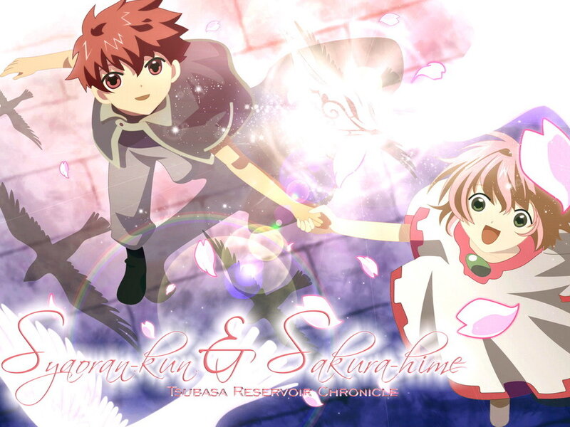 Syaoran and Sakura in Tsubasa