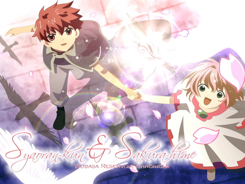 Syaoran and Sakura in Tsubasa