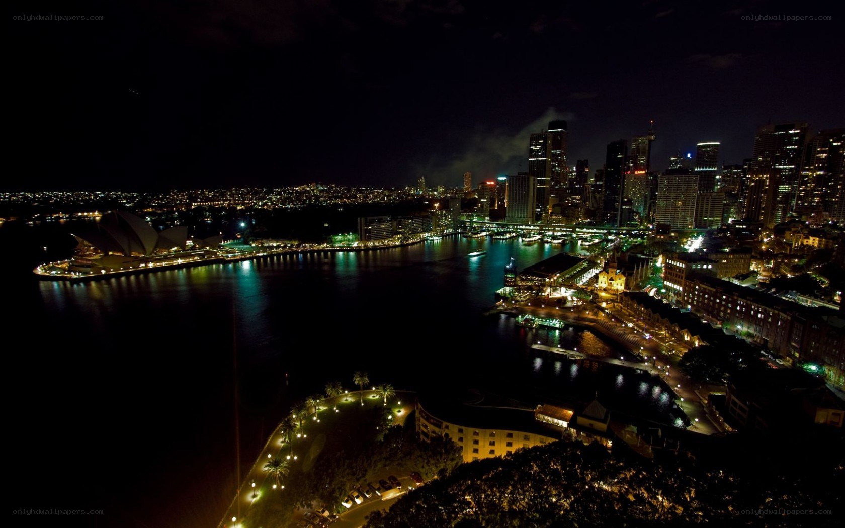 Sydney at night skyline