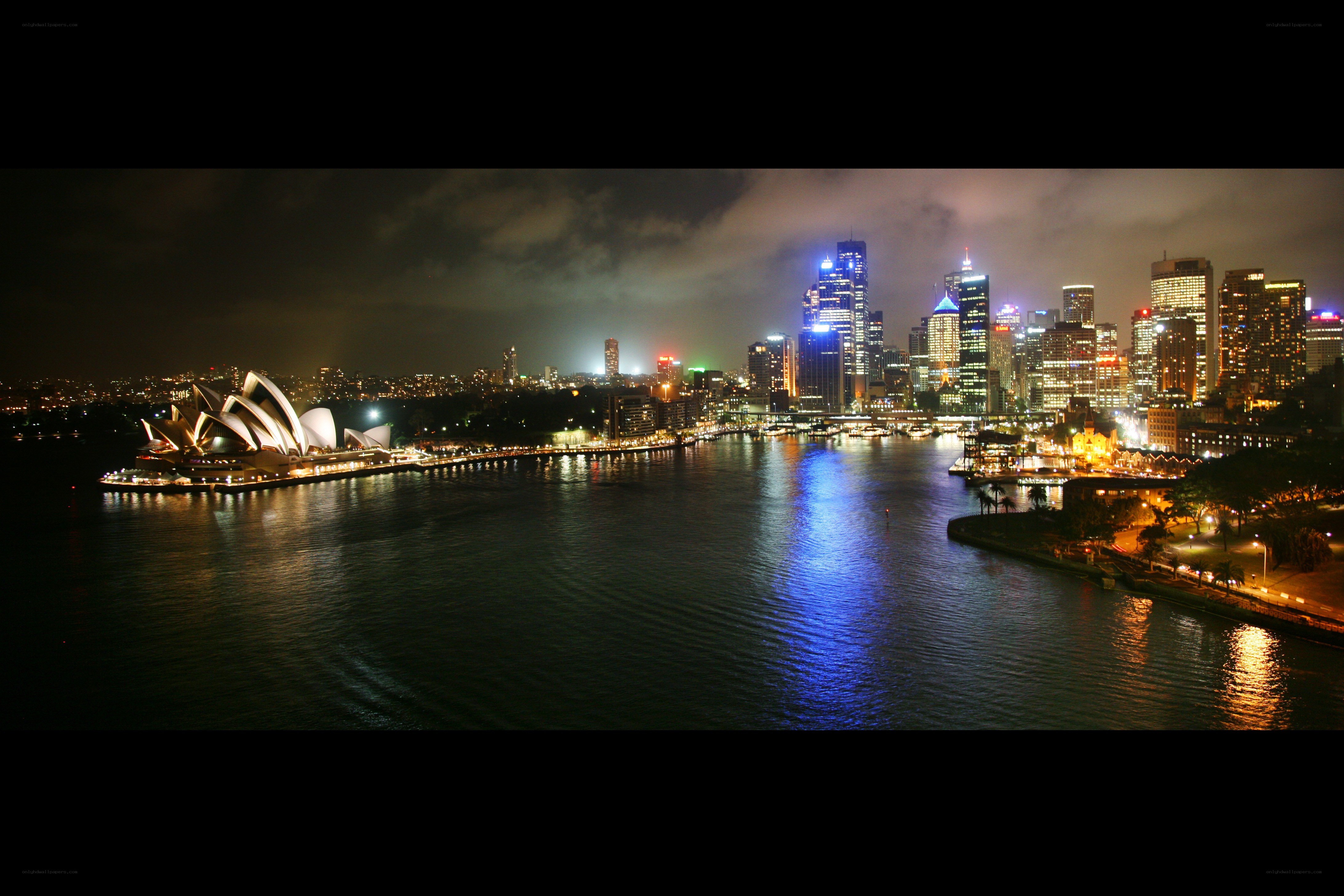 Sydney at night skyline
