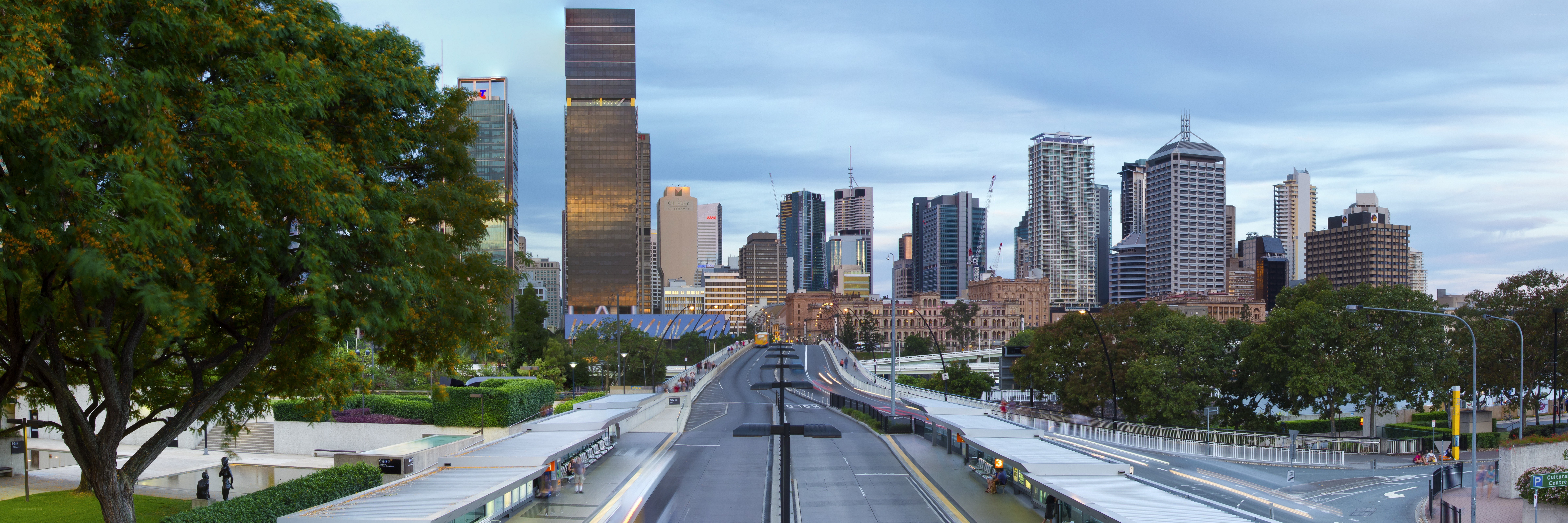 Sydney city skyline at dusk