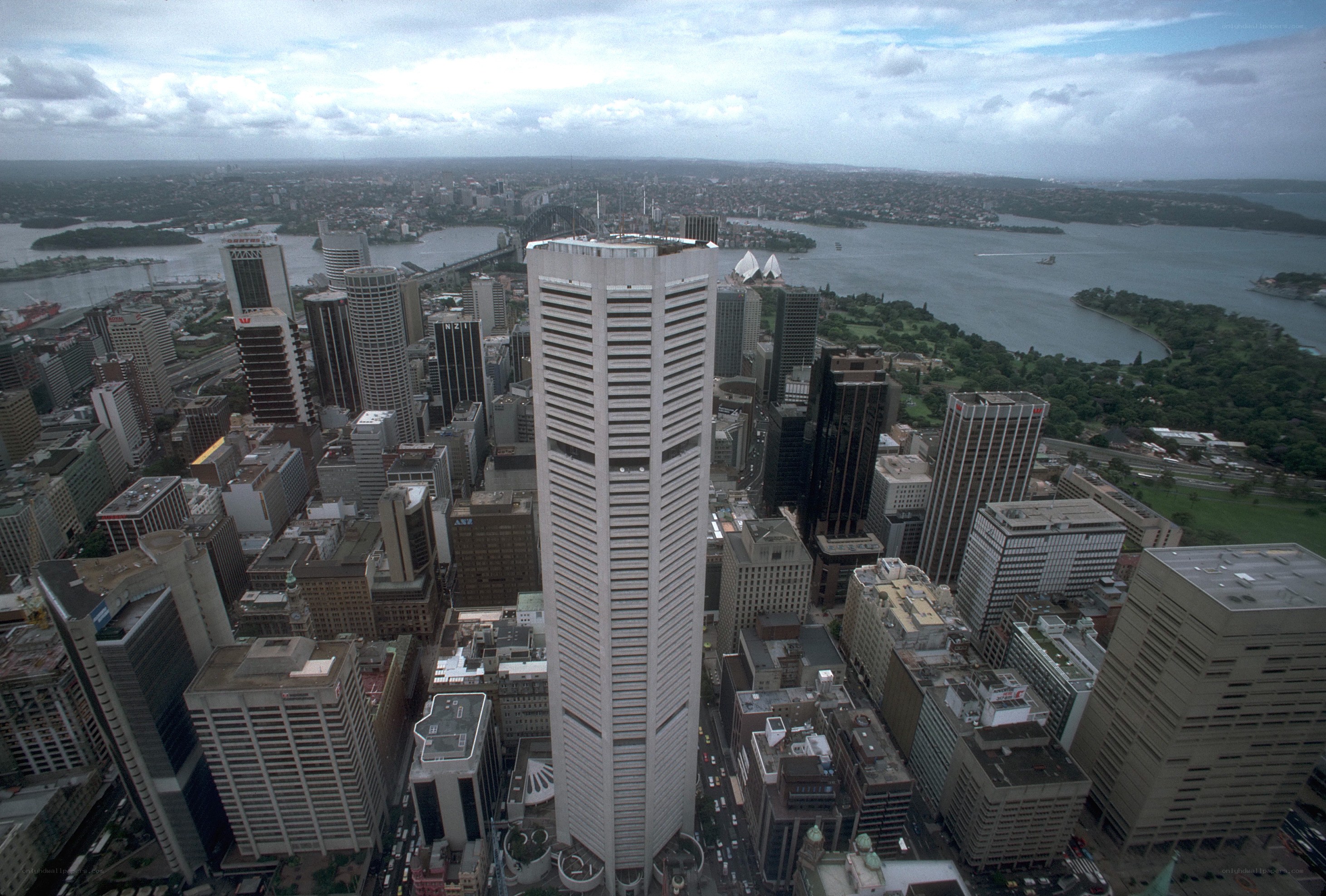 Sydney city skyline view