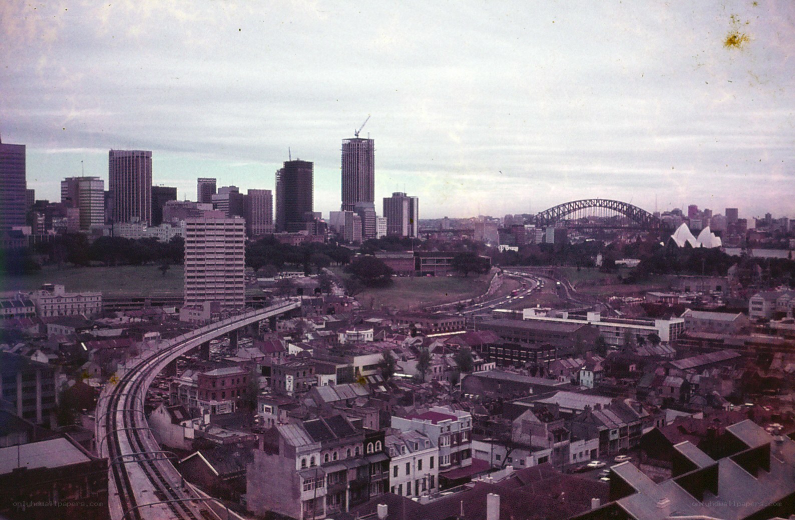 Sydney cityscape with Opera House